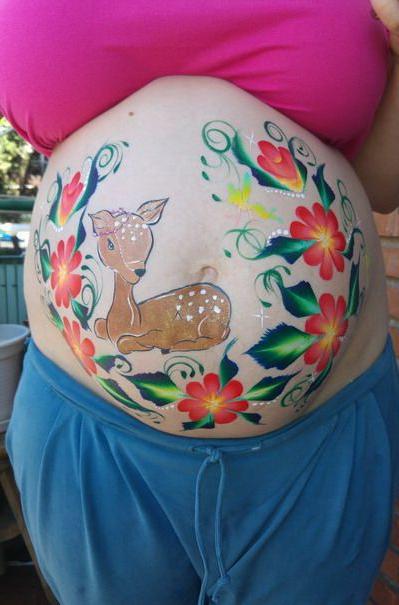 bellypainting