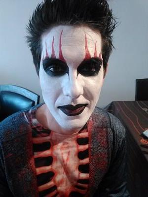 maquillaje para halloween vampiro