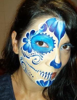 maquillaje para halloween mujer guapa