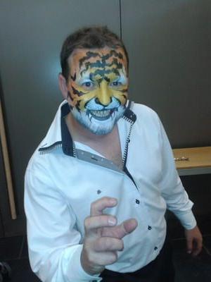 maquillaje para carnaval tigre